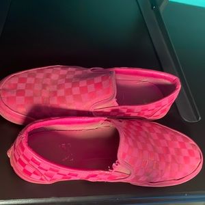 Bright pink vans!